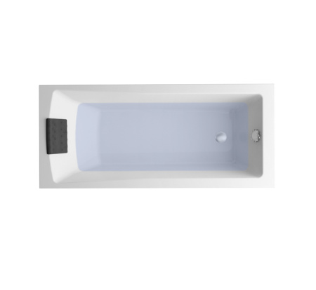 Комплект 3 в 1 Lavinia Boho One S1-3701004P, акриловая ванна 140x70 см, металлический каркас с монтажным набором, мягкий силиконовый подголовник