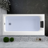 Комплект 3 в 1 Lavinia Boho Catani S1-371216PR, акриловая ванна 160x80 см (правый разворот), усиленный металлический каркас с монтажным набором, мягкий силиконовый подголовник