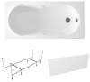 Комплект 3 в 1 Lavinia Boho Easter Pro S2-37060050, акриловая ванна 150x70 см, усиленный металлический каркас с монтажным набором, лицевой экран