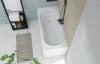 Комплект 3 в 1 Lavinia Boho Easter Pro S1-3706005P, акриловая ванна 150x70 см, усиленный металлический каркас с монтажным набором, мягкий силиконовый подголовник