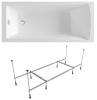 Комплект 2 в 1 Lavinia Boho One S1-37010070, акриловая ванна 170x70 см, металлический каркас с монтажным набором
