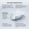 Комплект 3 в 1 Lavinia Boho Grance Hill S1-370317PL, акриловая ванна 170x105 см (левый разворот), усиленный металлический каркас, мягкий подголовник