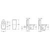 Унитаз-компакт Lavinia Boho Bristol Rimless 3305001R, с бачком и сиденьем микролифт