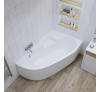 Комплект 3 в 1 Lavinia Boho Bell Pro S1-370214PL, акриловая ванна 140x95 см (левый разворот), усиленный металлический каркас, мягкий подголовник
