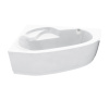 Комплект 3 в 1 Lavinia Boho Bell Pro S1-370214PL, акриловая ванна 140x95 см (левый разворот), усиленный металлический каркас, мягкий подголовник