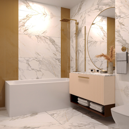 Комплект 2 в 1 Lavinia Boho Catani S1-3712160R, акриловая ванна 160x80 см (правый разворот), усиленный металлический каркас с монтажным набором