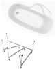 Комплект 2 в 1 Lavinia Boho Bell Pro S1-3702170R, акриловая ванна 170x110 см (правый разворот), усиленный металлический каркас
