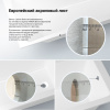 Комплект 3 в 1 Lavinia Boho Bell Pro S1-370214PL, акриловая ванна 140x95 см (левый разворот), усиленный металлический каркас, мягкий подголовник