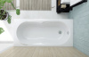 Комплект 4 в 1 Lavinia Boho Easter Pro S2-3706075P, акриловая ванна 170x75 см, усиленный металлический каркас с монтажным набором, мягкий силиконовый подголовник, лицевой экран